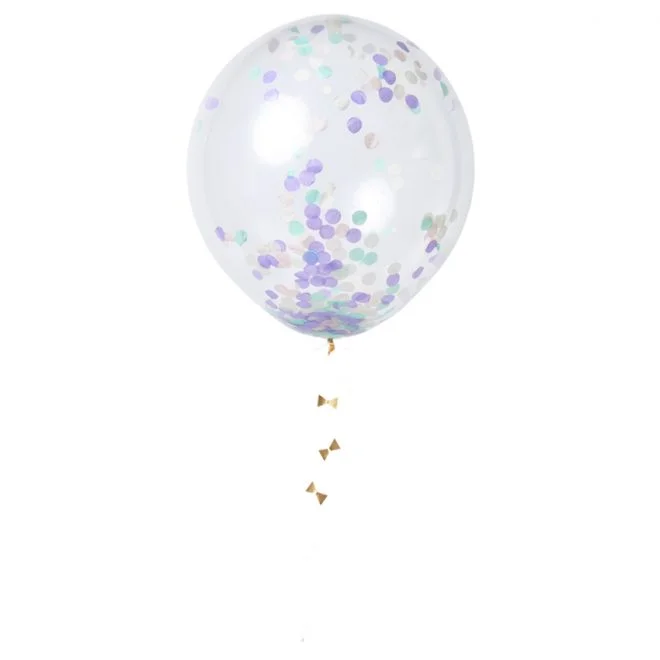 45-2325
    Meri Meri balloner med konfetti, pastel