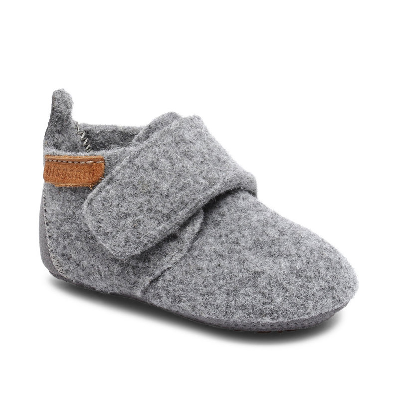 Bisgaard hjemmesko, Baby Wool - grå - Køb til 299.95