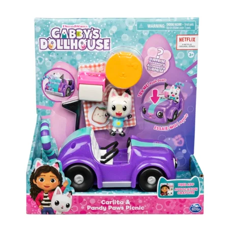 Gabby's Dollhouse, Carlita & Panda Paws picnic