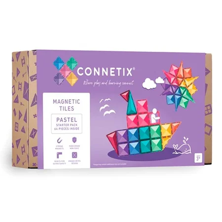 Connetix Pastel starter - 64 dele