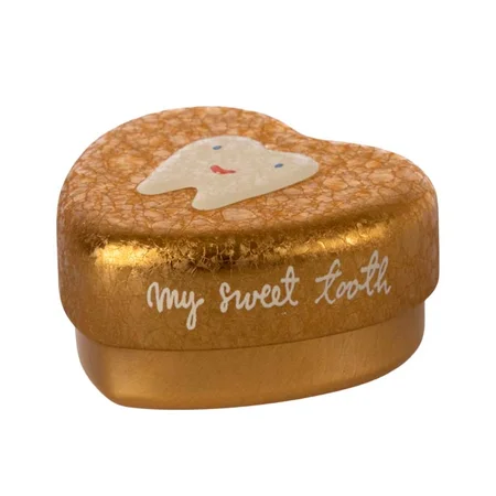 Maileg tandæske, guld