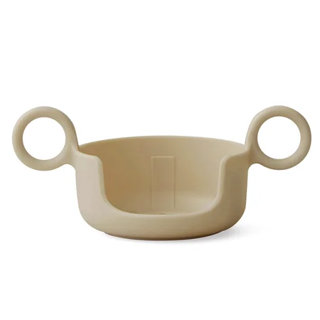 Design Letters holder m.hank til melaminkop, Beige