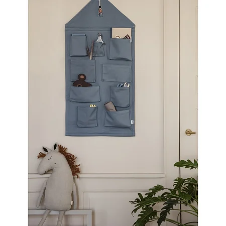 Ferm Living organizer hus, dusty blue