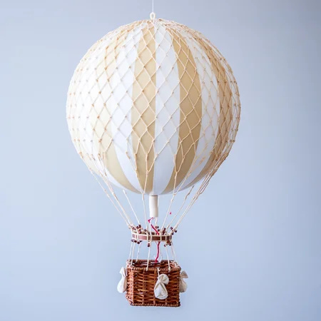 Authentic Models luftballon 32 cm - hvid og ivory