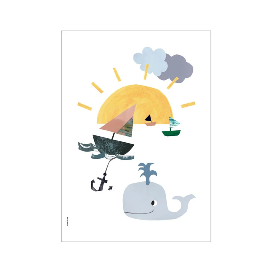 I Love My Type plakat, A3 - Sunny at Sea