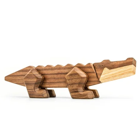 Fablewood træfigur m.magneter, Krokodillen