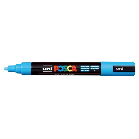 Posca marker PC-5M, lyseblå