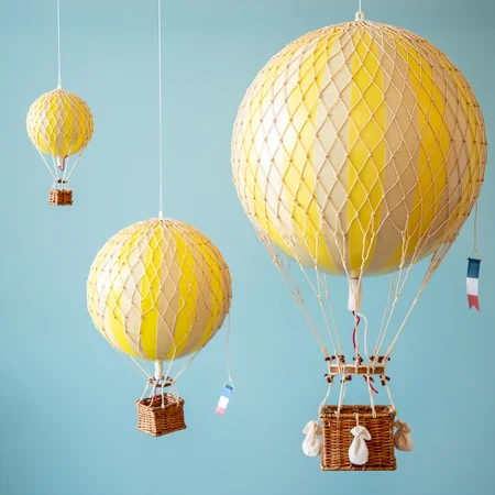 Authentic Models luftballon 32 cm - gul