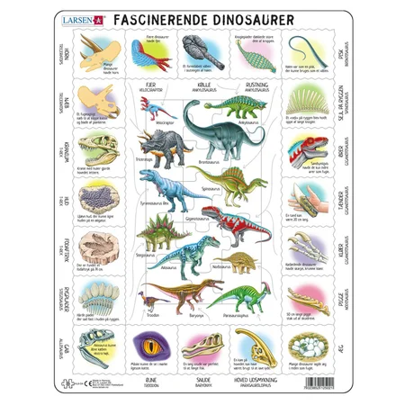 Larsen puslespil, Fascinerende dinosaurer - 35 brikker