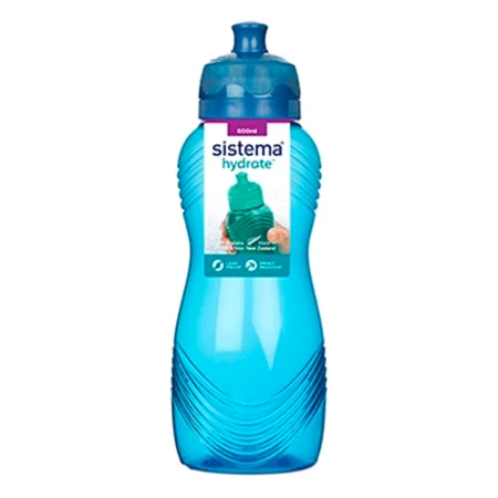 Sistema wave drikkeflaske, 600 ml - blå