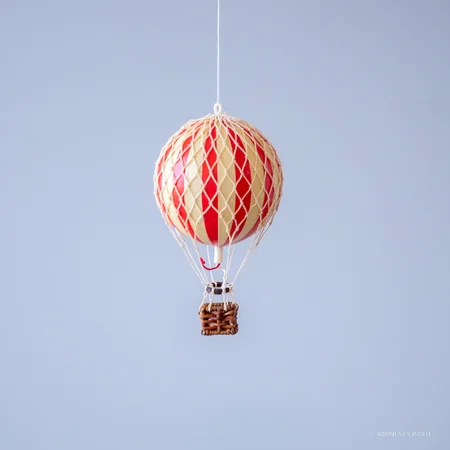 Authentic Models luftballon 8,5 cm - rød
