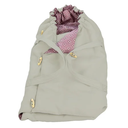 Mini Mommy kørepose, grå og dusty lilla