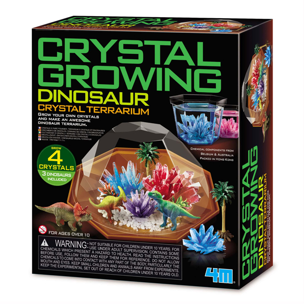 4M KidzLabs eksperiment legetøj, Dinosaur Crystal Terrarium