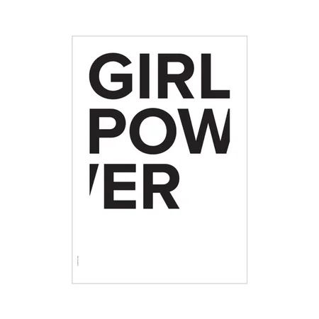 I Love My Type plakat, A3 - Girl Power
