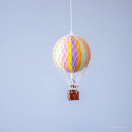 Authentic Models luftballon 8,5 cm - pastel regnbue