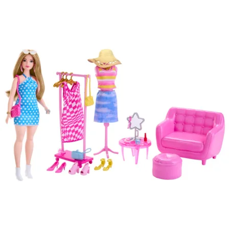 Barbie stylist med outfits og accessories