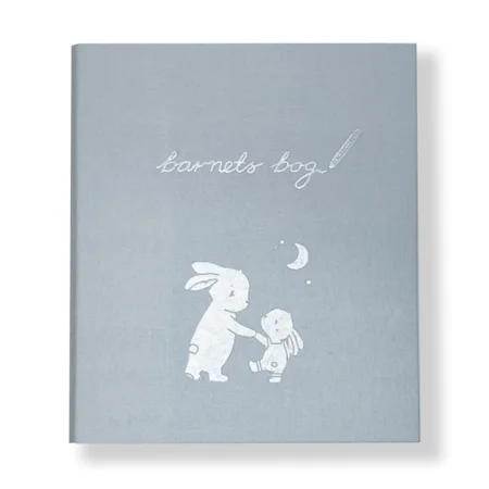 Barnets bog med kanin af Liv Martin & Simone Thorup Eriksen, grå