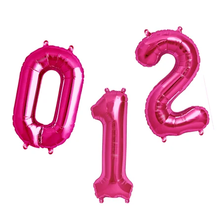 Northstar Balloons folieballon, tal - pink