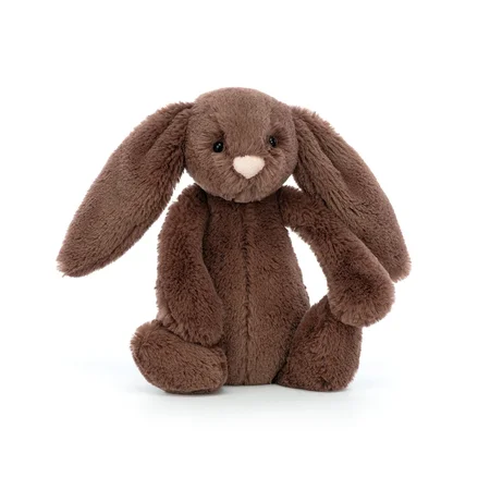 Jellycat Bashful kanin, Fudge - 18 cm