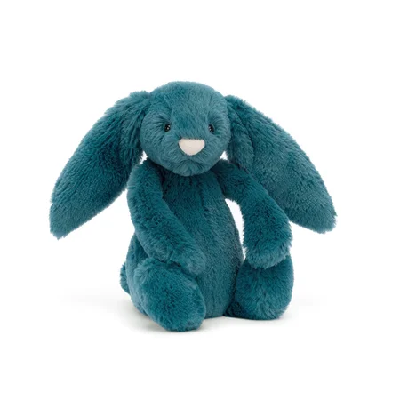 Jellycat Bashful kanin, Mineral blå lille 18 cm