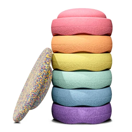 Stapelstein rainbow pastel bundle 6+1