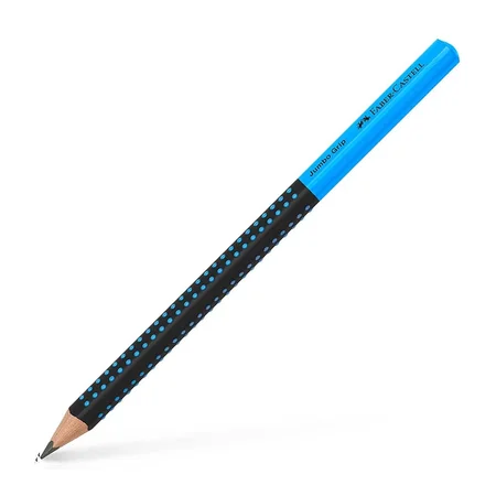 Faber-Castell jumbo grip blyant, black/blue
