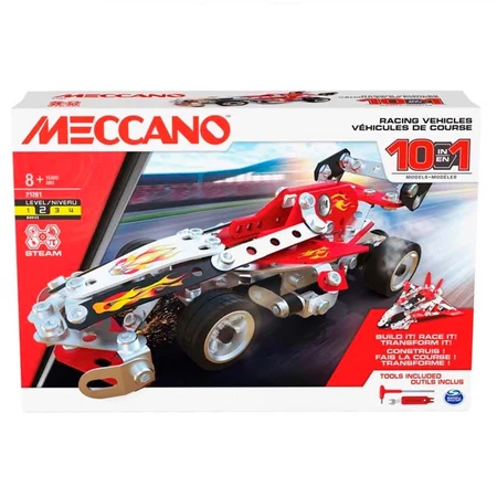Meccano 10 Multi Model Set - Racing Vehicles