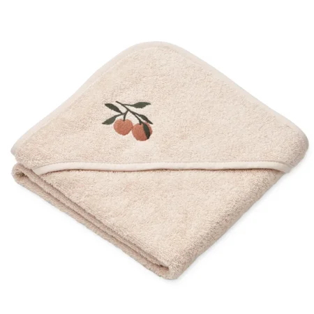 Liewood Batu Babyhåndklæde med hætte, Peach Seashell