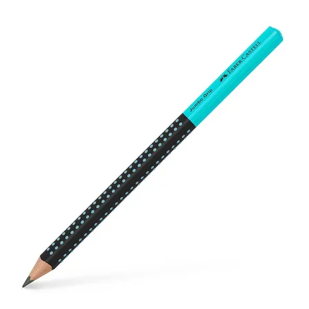 Faber-Castell jumbo grip blyant, black/mint