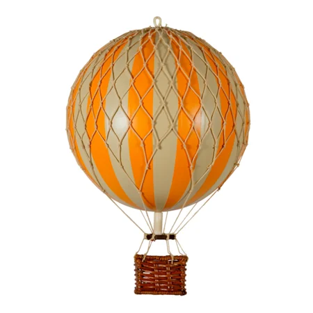 Authentic Models luftballon 18 cm - orange og elfenben