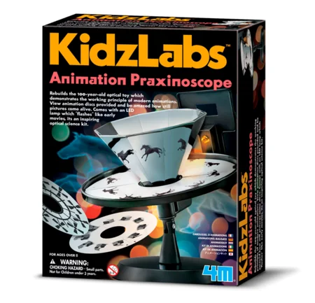 4M KidzLabs eksperiment legetøj, Animation praxinoskop