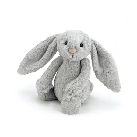 Jellycat bashful kanin, silver 18 cm