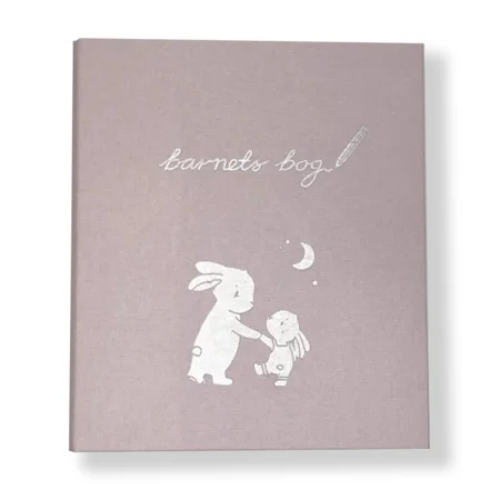 Barnets bog med kanin af Liv Martin & Simone Thorup Eriksen, rosa