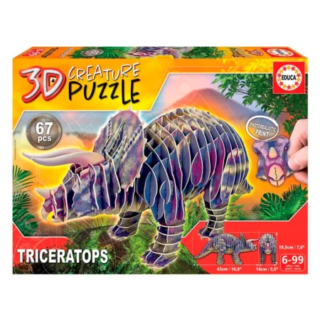 Educa 3D Creature puslespil, Triceratops