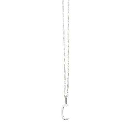 Design Letters smykke, 60 cm sterling sølv halskæde - UDEN vedhæng