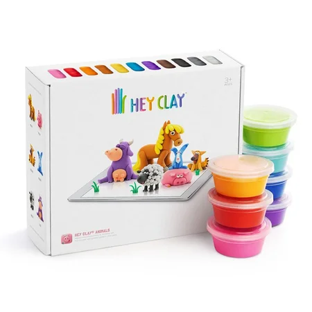 Hey Clay modellervoks og app, bondegårdsdyr