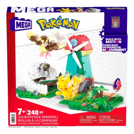 Mega Pokemon byggesæt med vindmølle