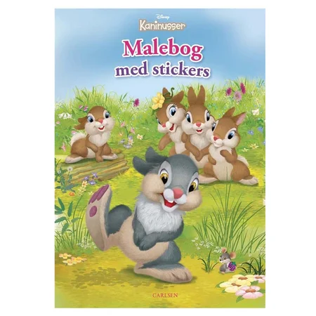 Malebog med stickers, Disney Kaninusser