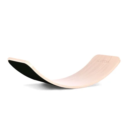 Wobbel Original, board i træ - whitewash m.sort filt