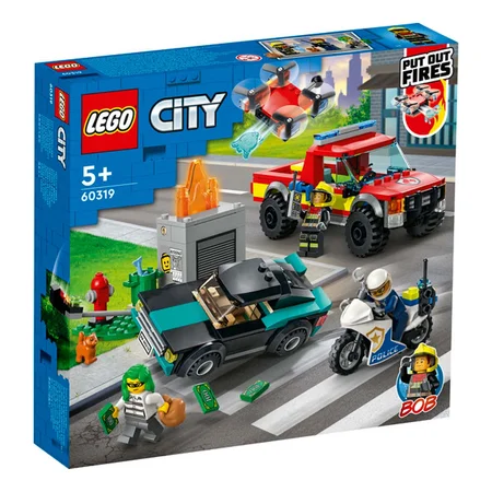 LEGO CITY Brandslukning og politijagt