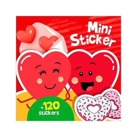 Snip Snap Snude mini stickers, hjerter