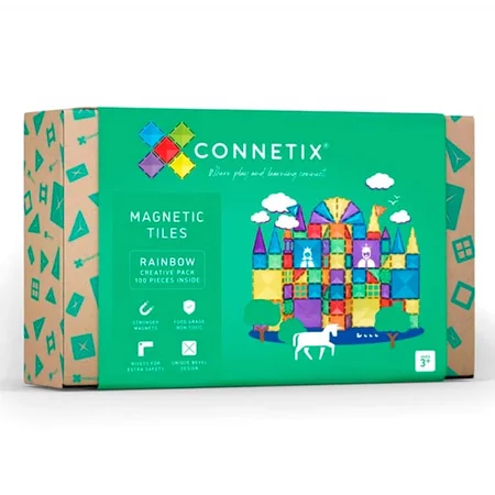 Connetix byggemagneter, Creative - 100 dele