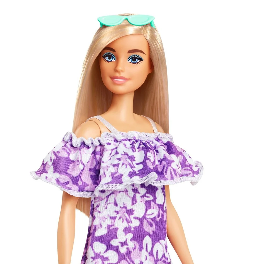 hval ubehag skitse Barbie Loves the Ocean dukke, lilla kjole - Køb online til kun kr. 103.95