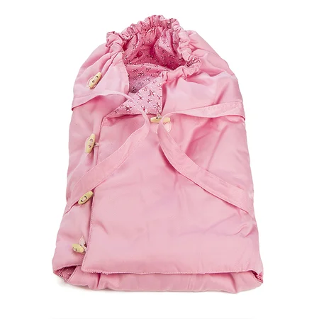 Mini Mommy kørepose, rosa og pink sløjfer