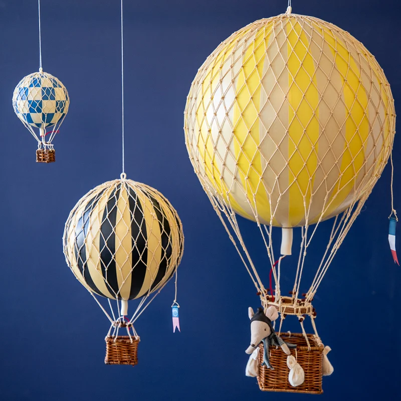 Authentic Models luftballon 8,5 cm - blå tern