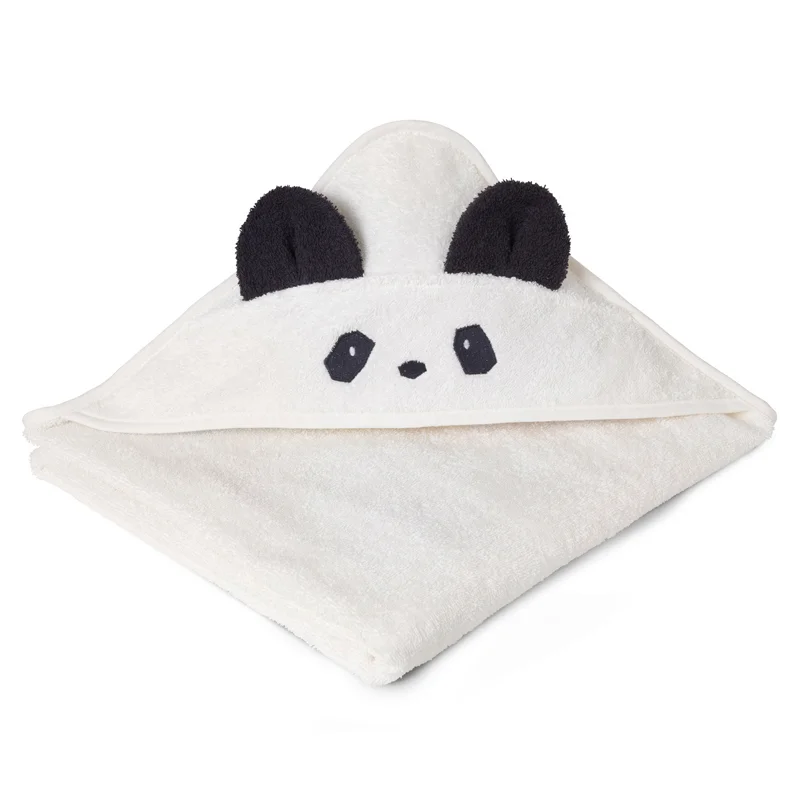 Liewood babyhåndklæde, panda