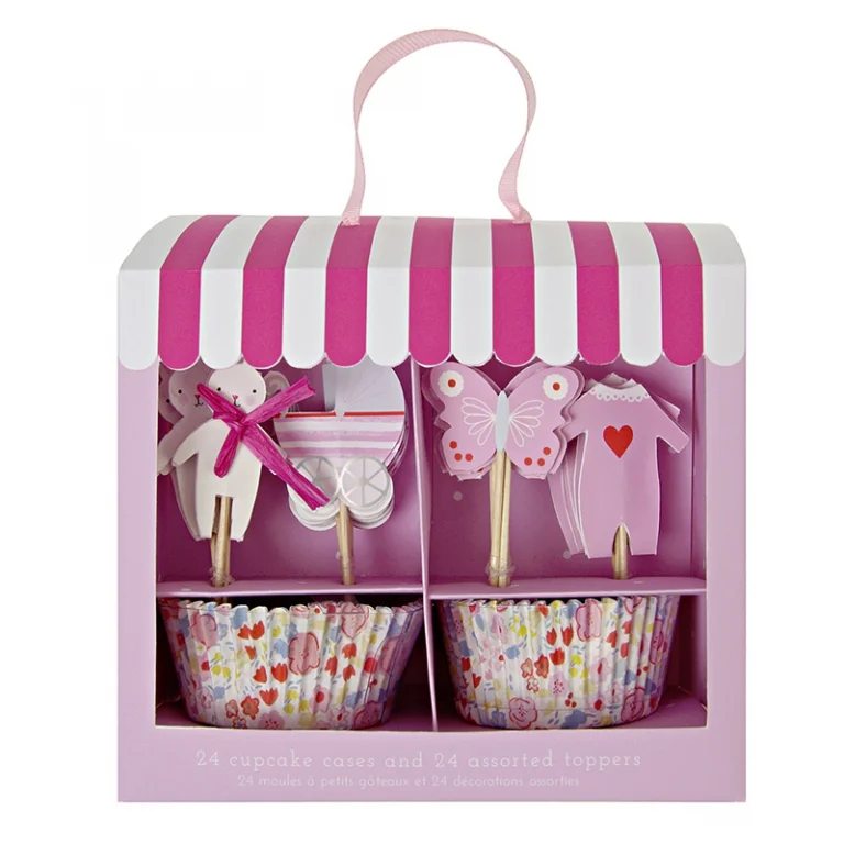 Meri Meri cupcakesæt, baby pige