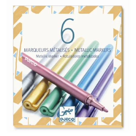 Djeco tusser med metallic look