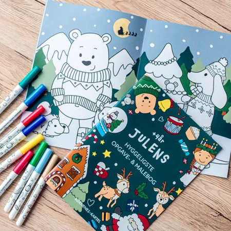 Børnenes Kartel julens hyggeligste malebog
