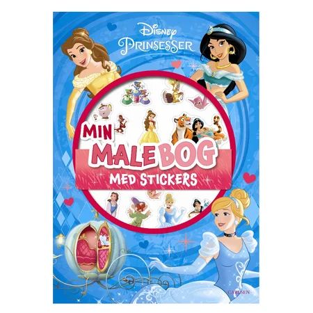 Disney Prinsesser: Malebog med klistermærker